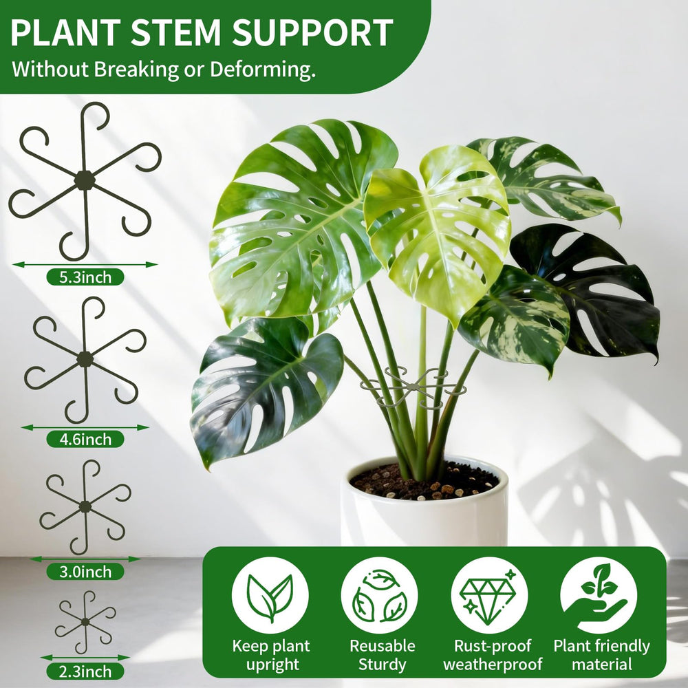 SHAOKAOLU plant support stakes with various plants