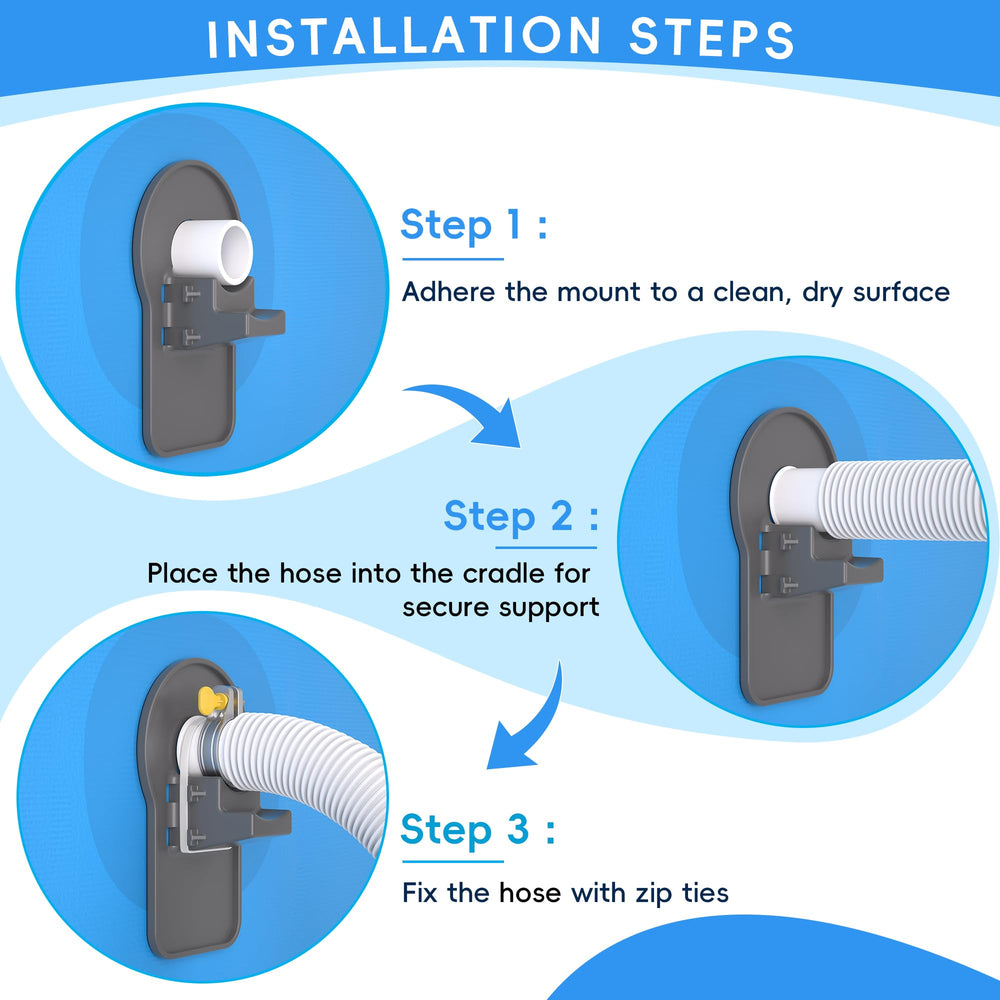 SHAPON swimming pool hose holder in outdoor setting