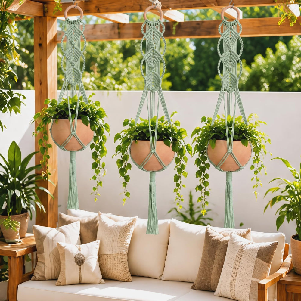 Shappy Boho Macrame Plant Hanger packaging view