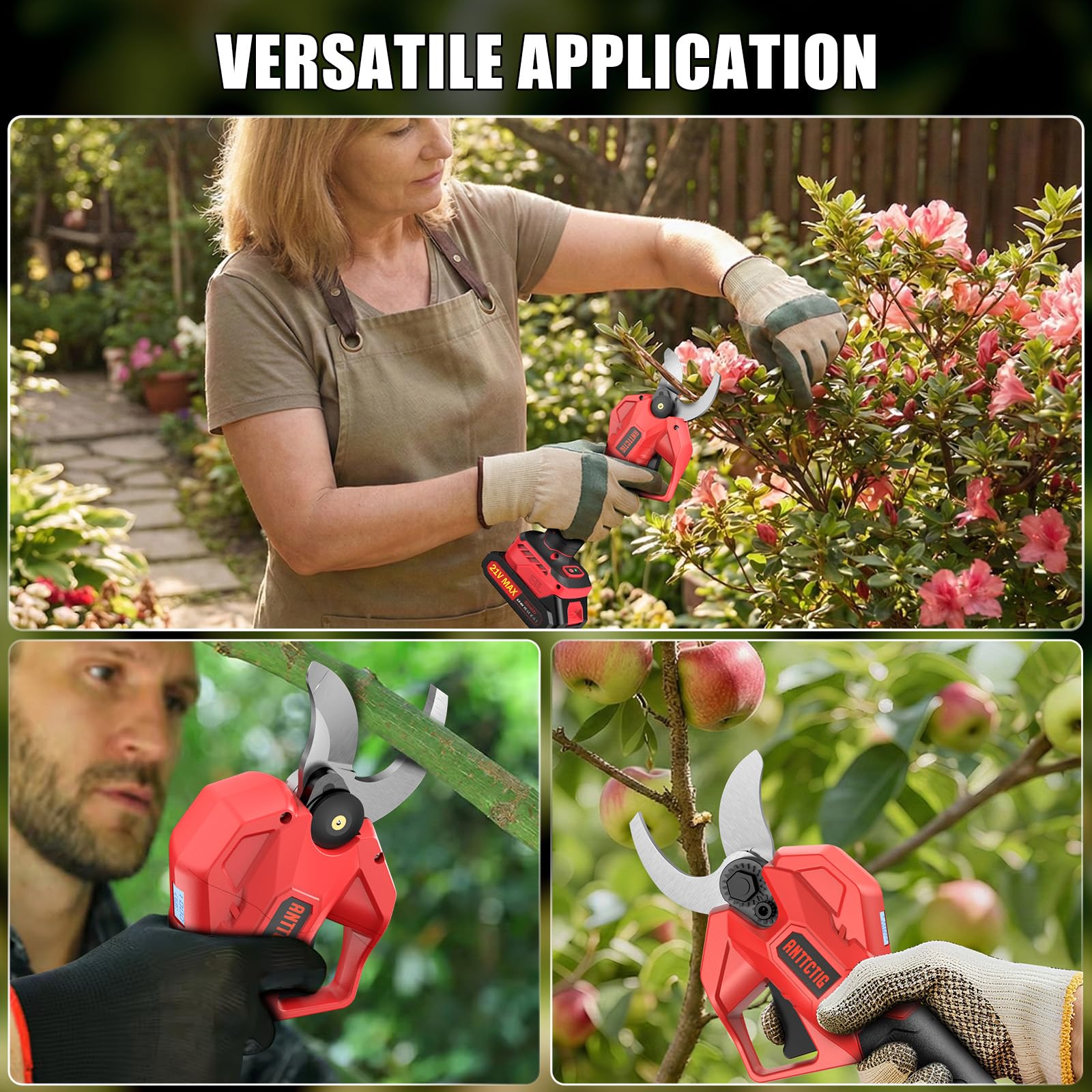 Sharpening stone for maintaining Anttctig Electric Pruning Shears