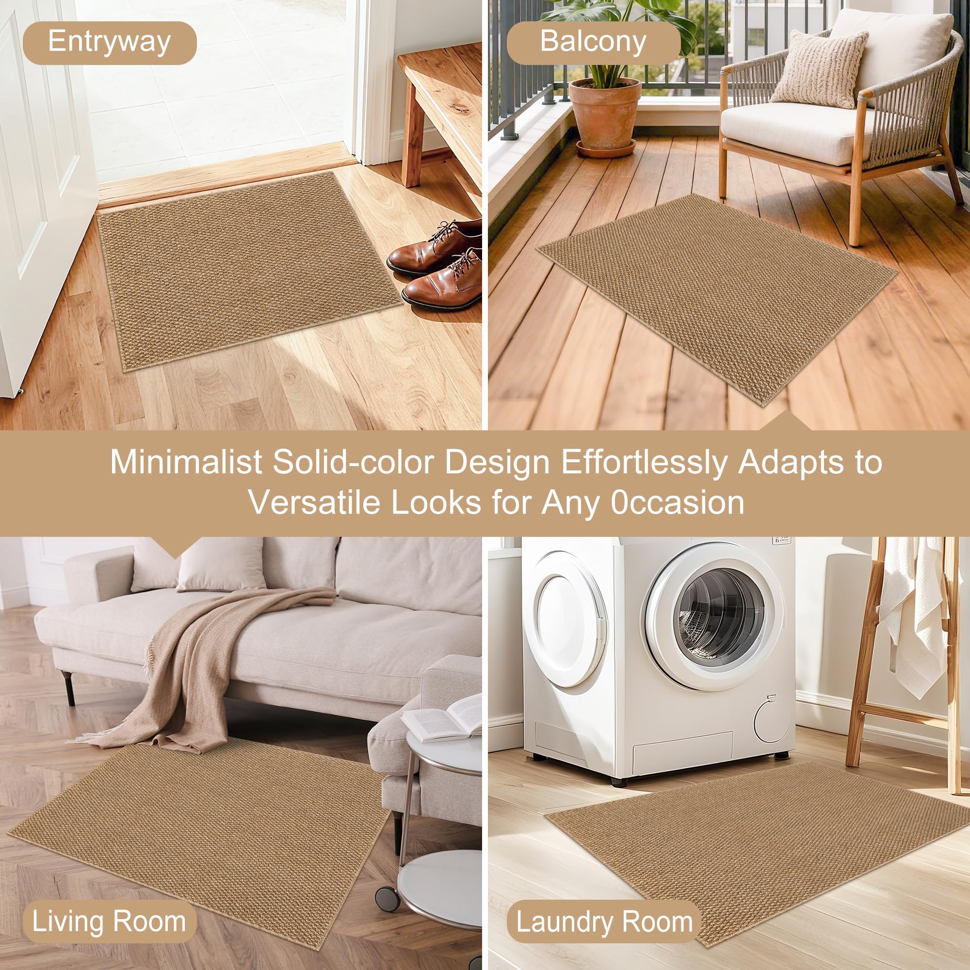 SharpWeaRug Door Mat easy cleaning demonstration