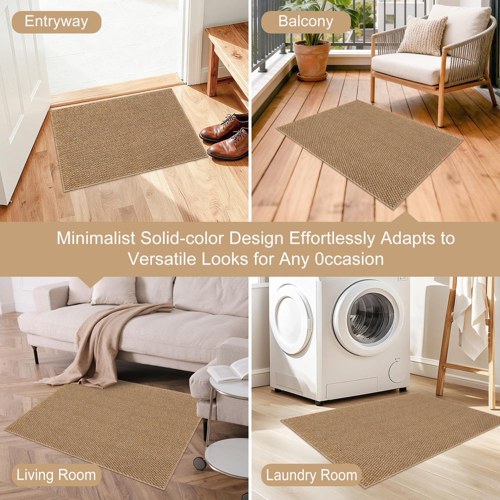SharpWeaRug Door Mat easy cleaning demonstration
