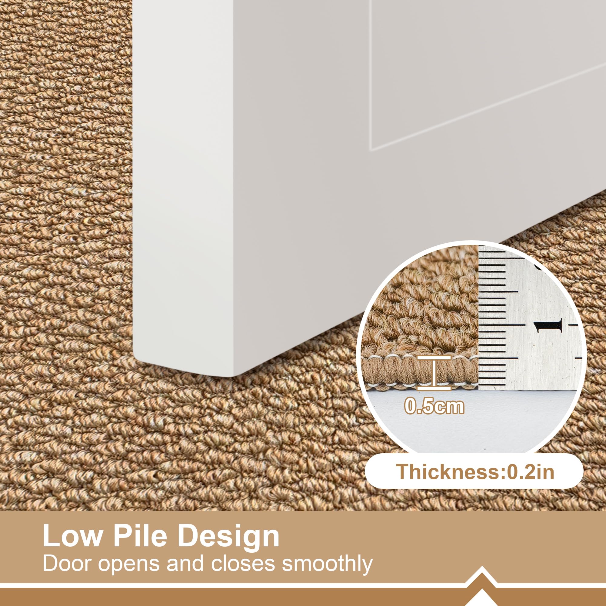 SharpWeaRug Door Mat rolled packaging