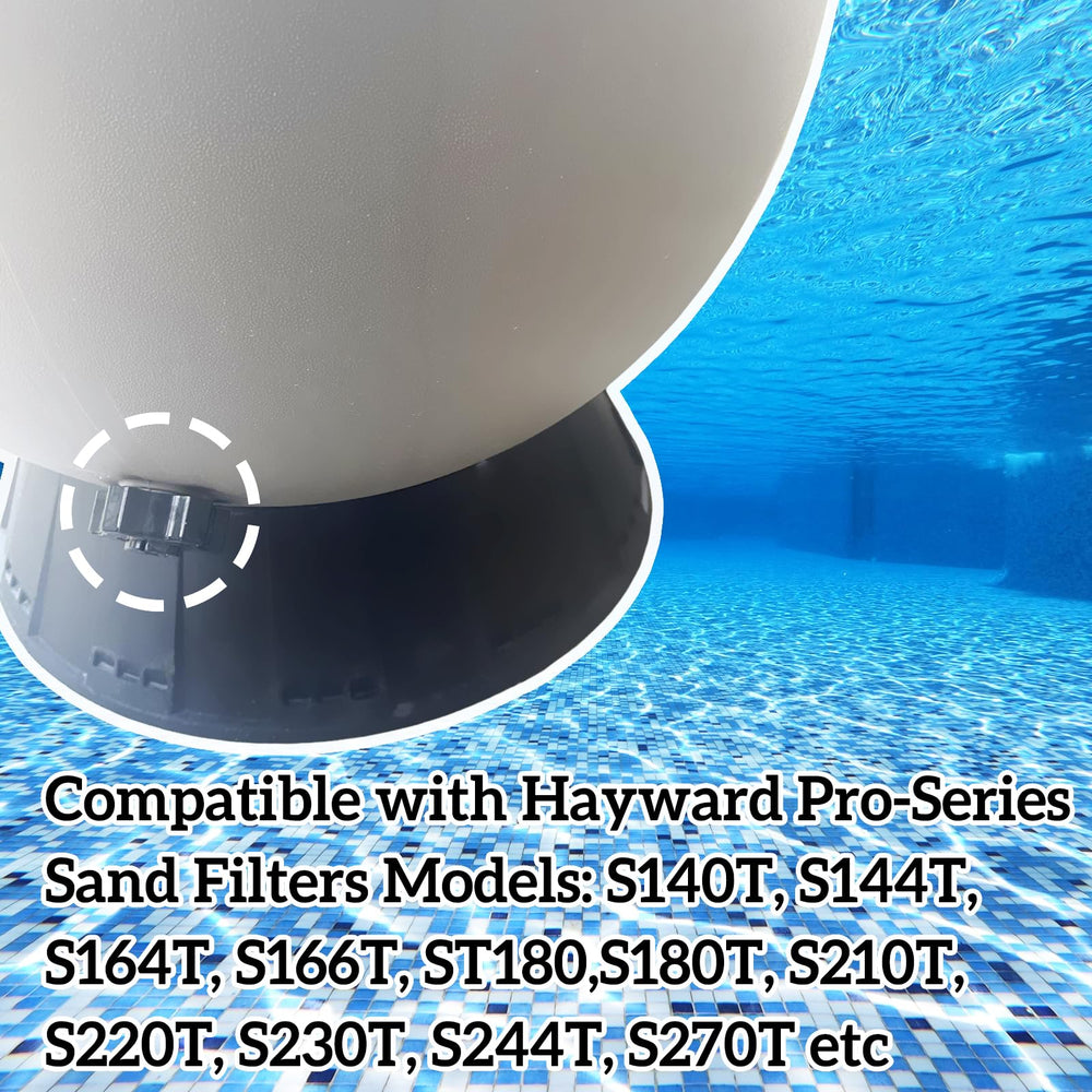 Sharutia SX180LA Pool Sand Filter Drain Cap on Hayward filter