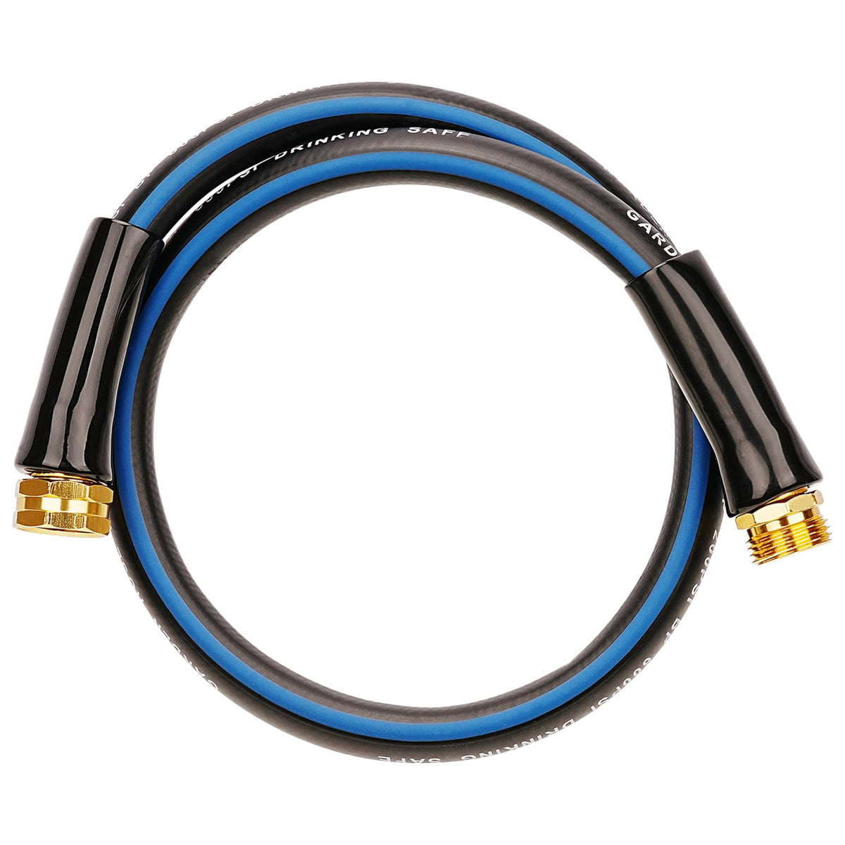 SheeChung 3ft rubber garden hose with male to female connector