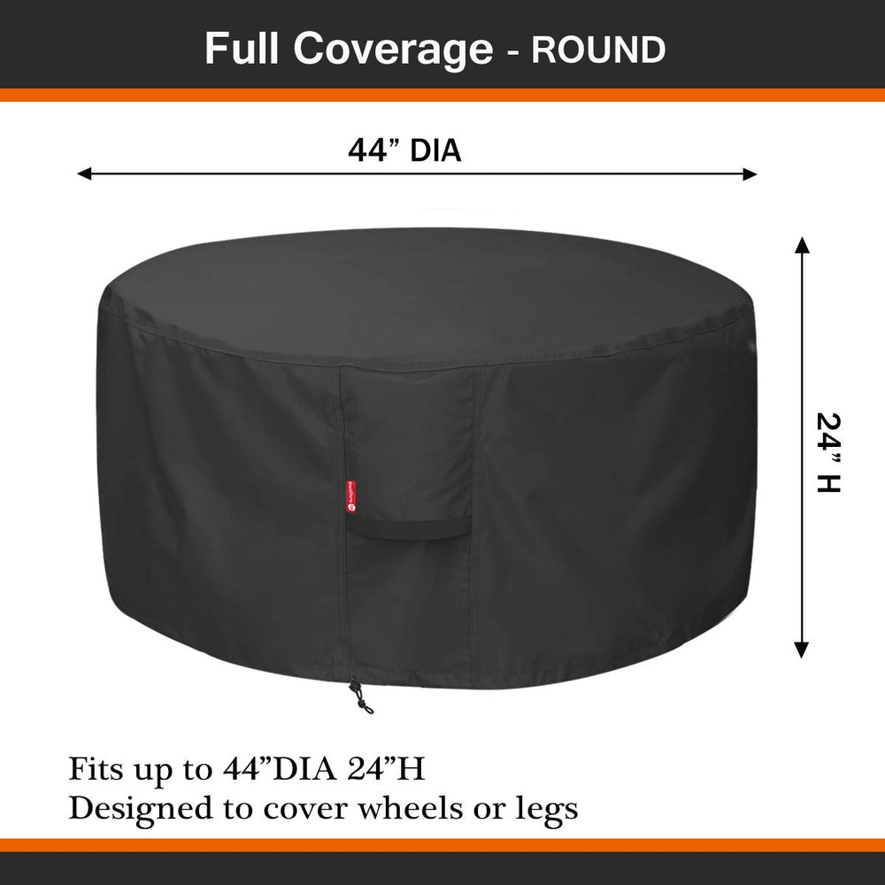 SheeChung Fire Pit Cover 44" Diameter side view