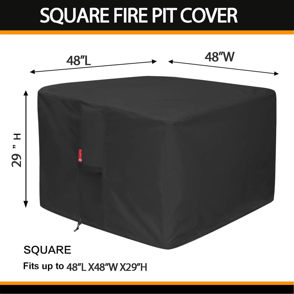 SheeChung Fire Pit Cover 48" with adjustable drawstring
