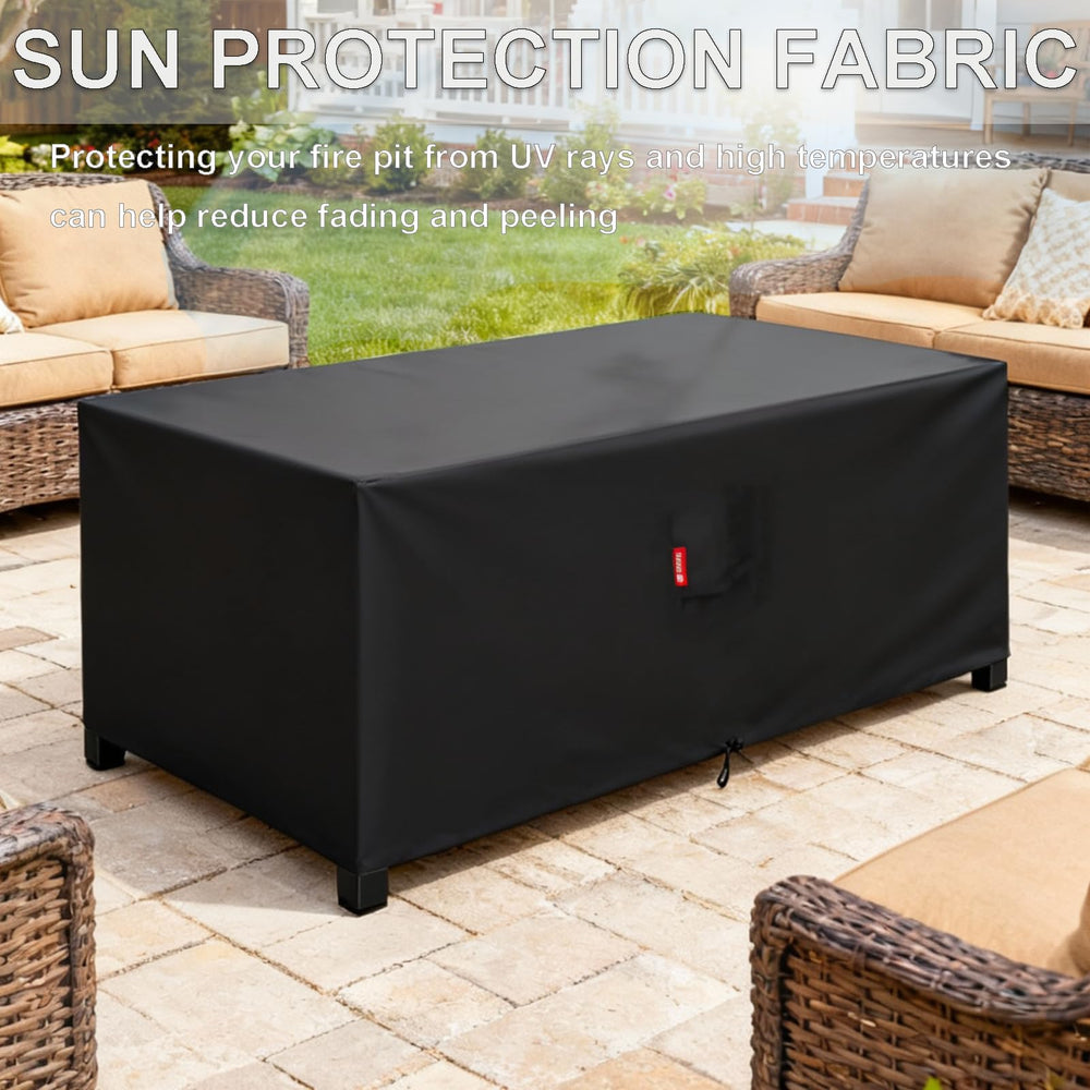SheeChung fire pit cover displayed with fire pit
