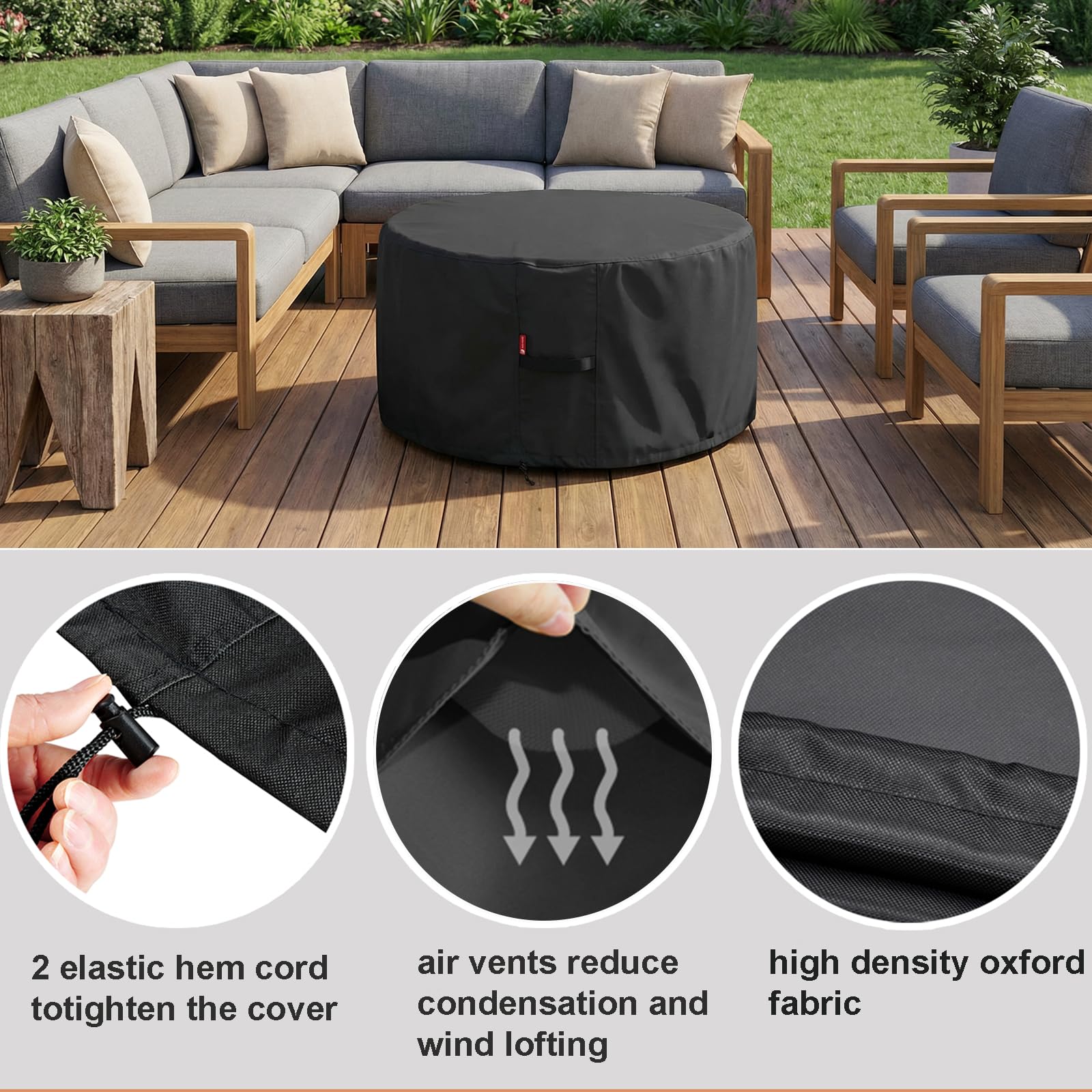 SheeChung Fire Pit Cover packaging