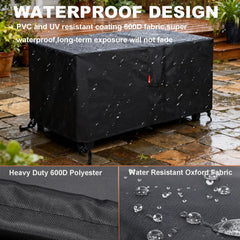 SheeChung Fire Pit Cover showcasing buckles and drawstring