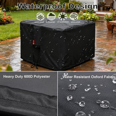 SheeChung Fire Pit Cover with adjustable drawstring