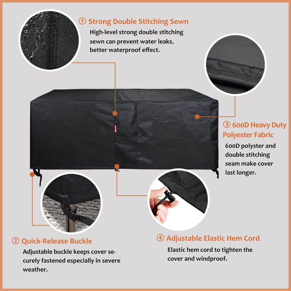 SheeChung fire pit cover with air vents