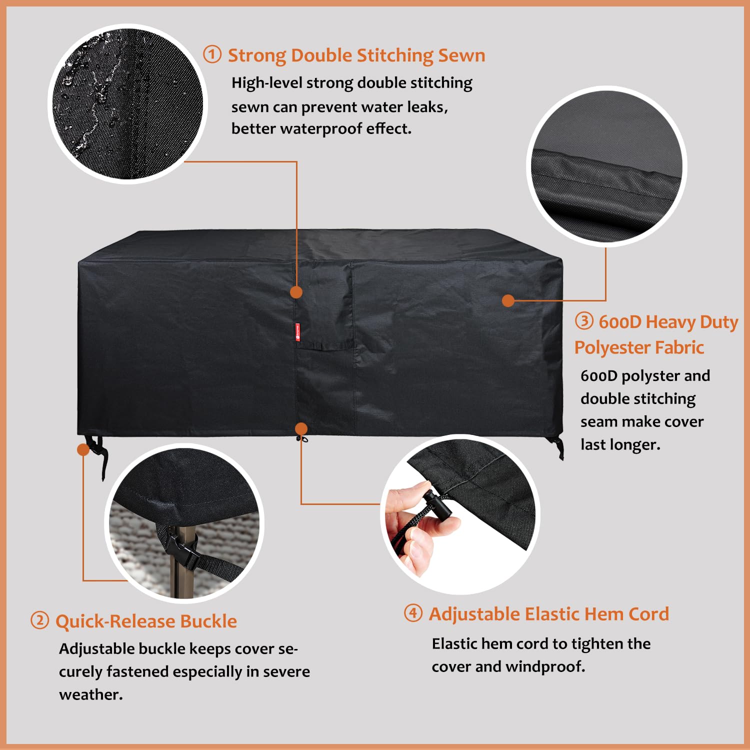 SheeChung fire pit cover with air vents for ventilation