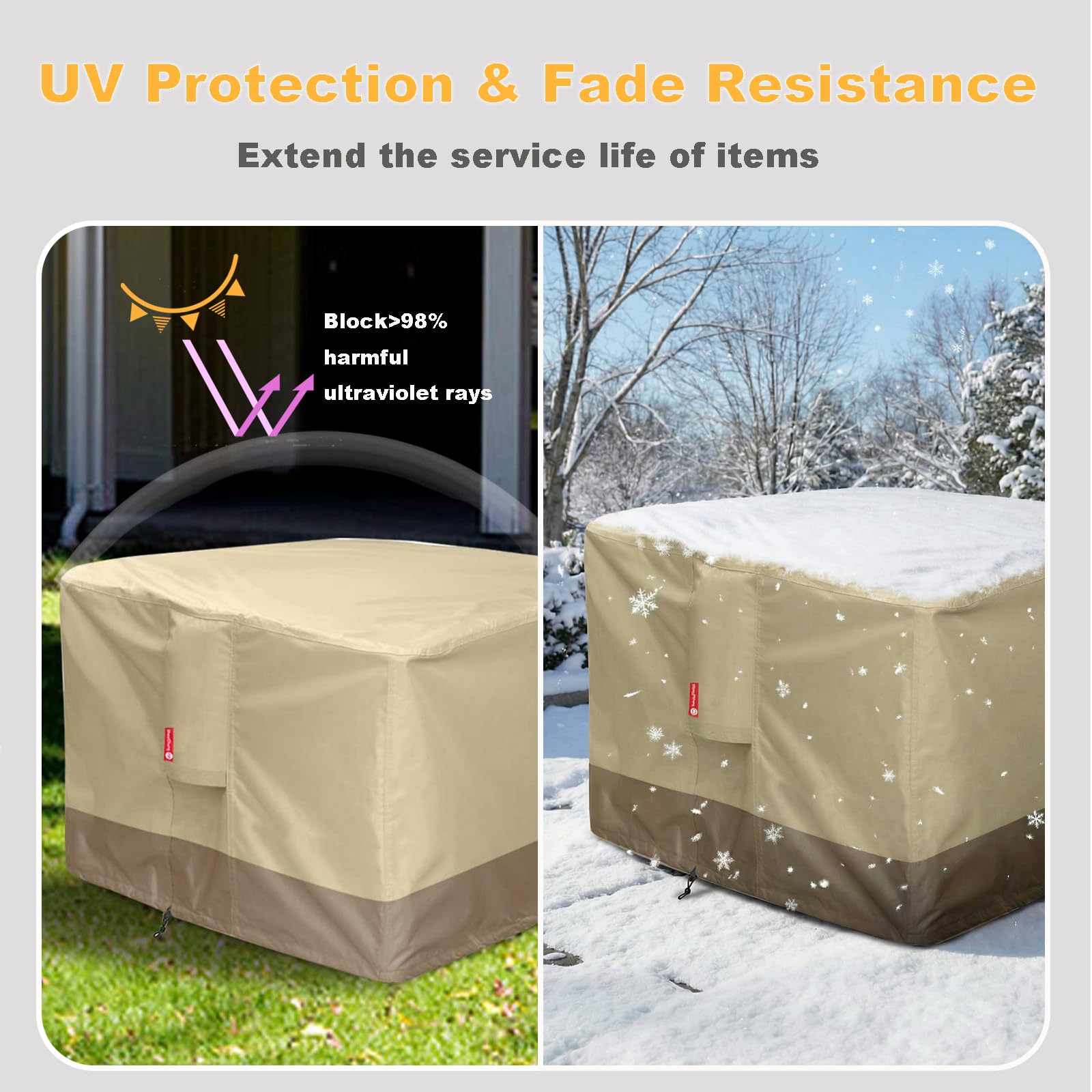 SheeChung Gas Fire Pit Cover packaging