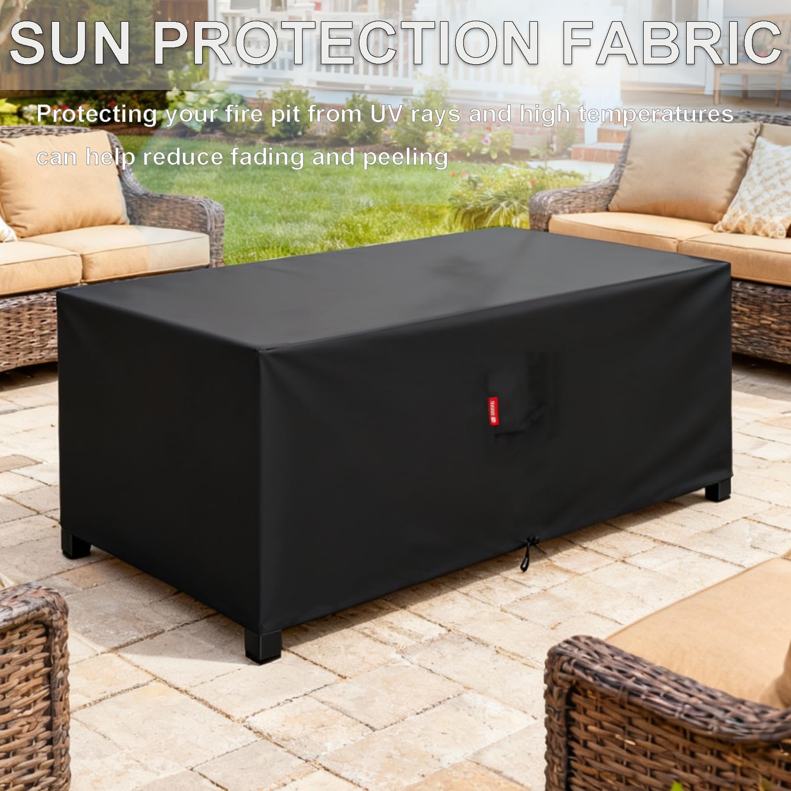 SheeChung Rectangular Fire Pit Cover packaging