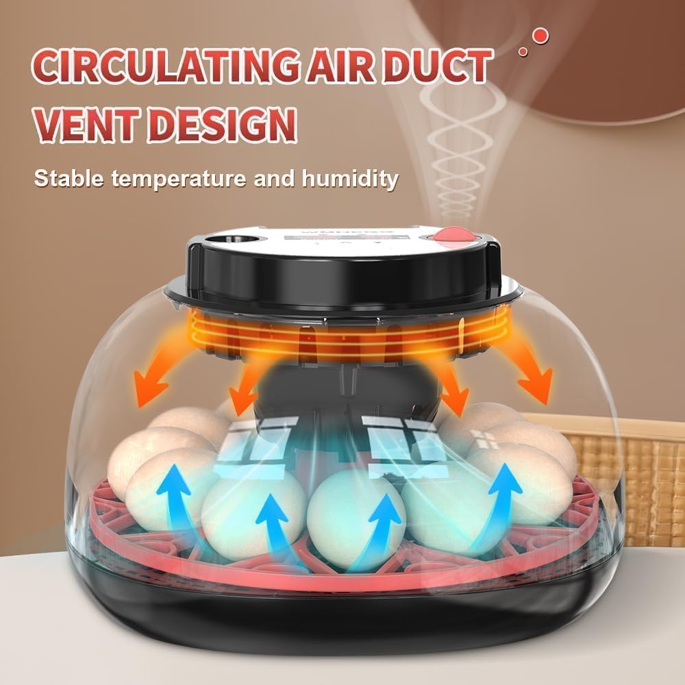ShellBr8ker Nest II built-in LED candler for checking embryos