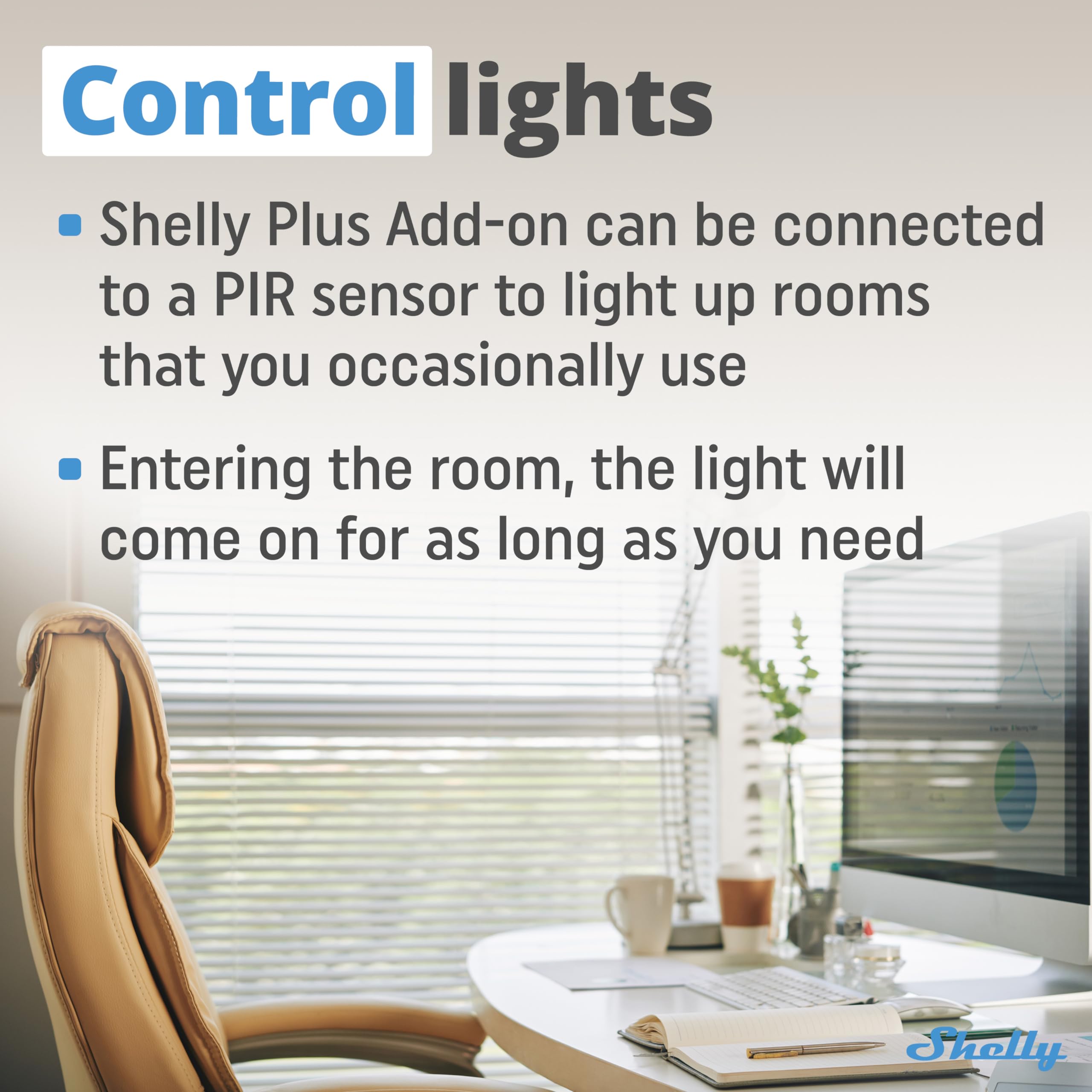 Shelly Plus Add-On packaging with user manual