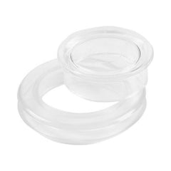 Shepherd 2-inch umbrella hole ring and cap set, clear design