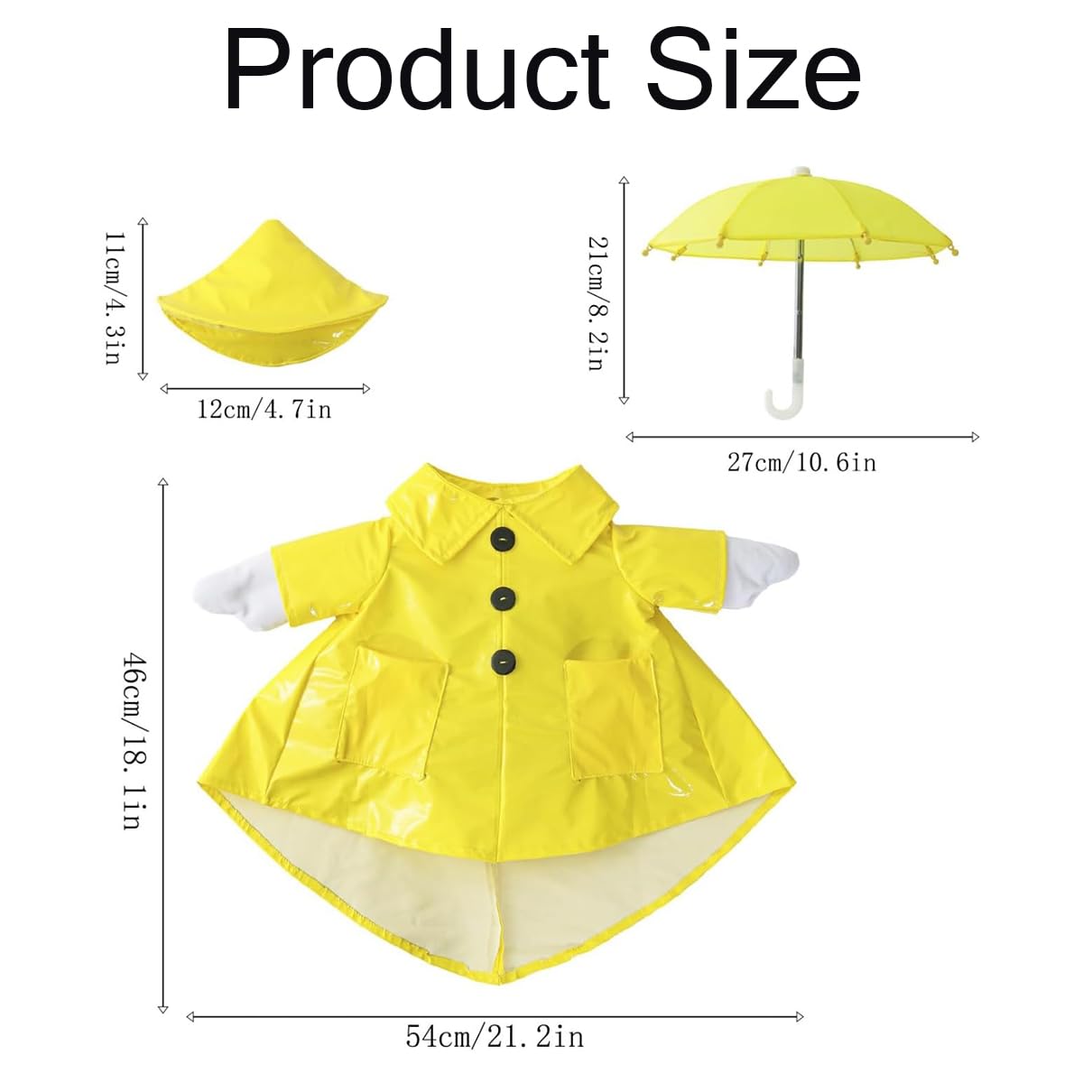 Shilkare raincoat outfit set displayed in a garden