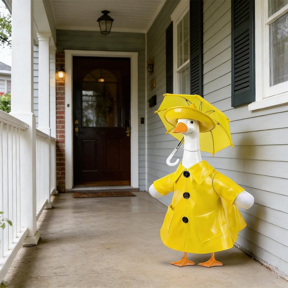 Shilkare yellow raincoat outfit for outdoor decoration
