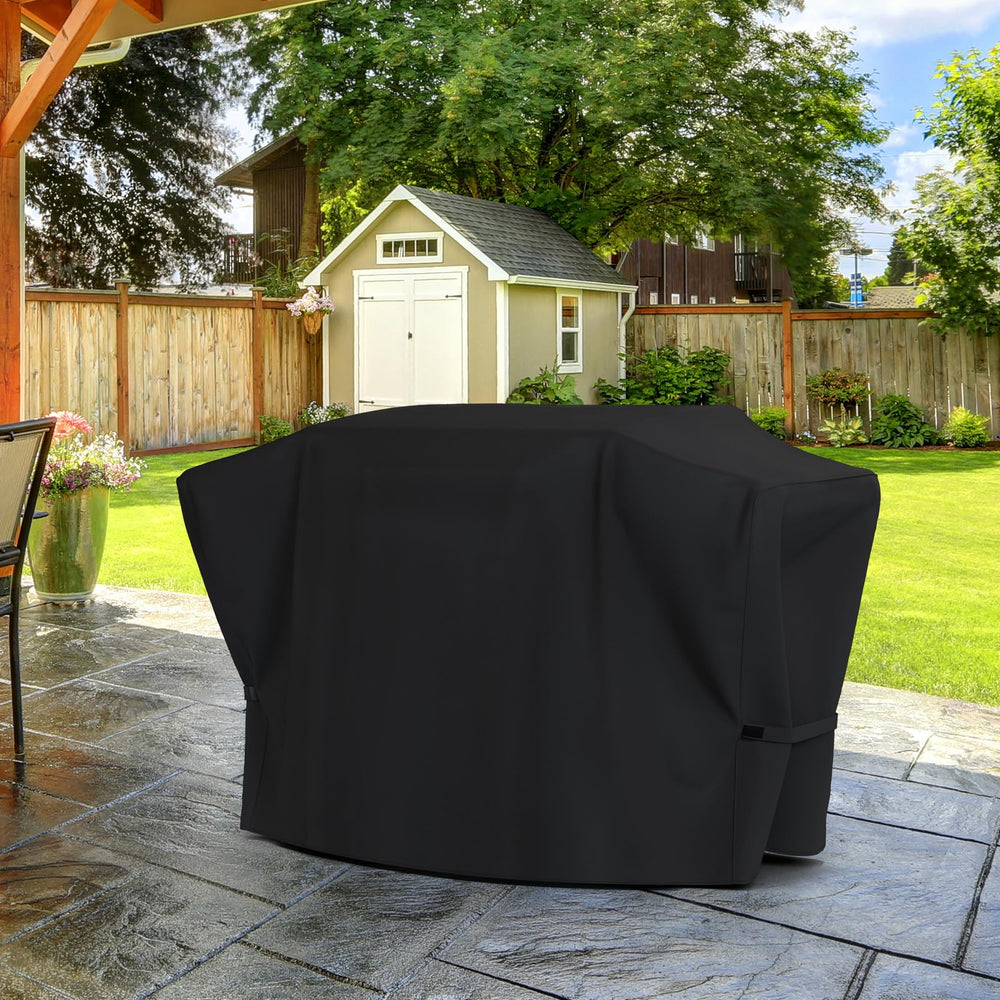 SHINESTAR 28 Inch Griddle Cover side view with straps