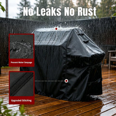 SHINESTAR 48inch Grill Cover placed on Weber Spirit grill