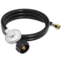 SHINESTAR 5 FT Gas Grill Regulator and Hose, black colour