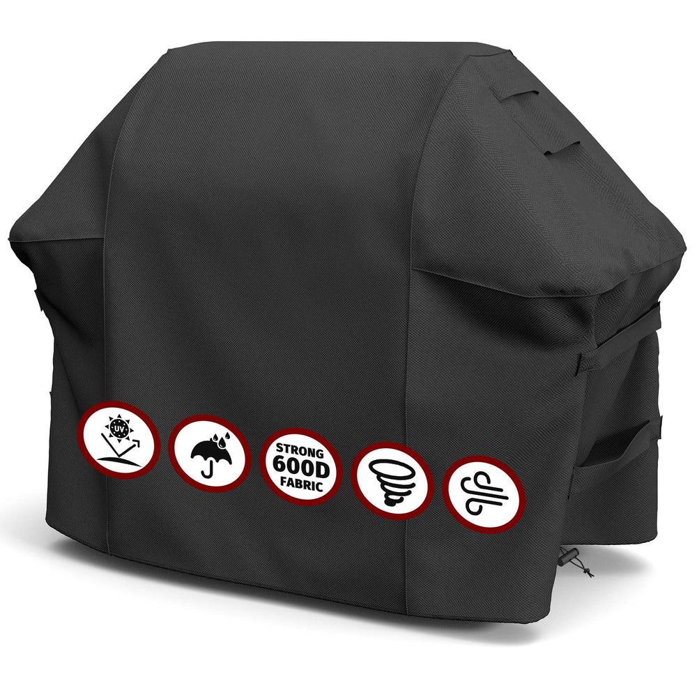 SHINESTAR 58in grill cover for Weber Genesis II, front view