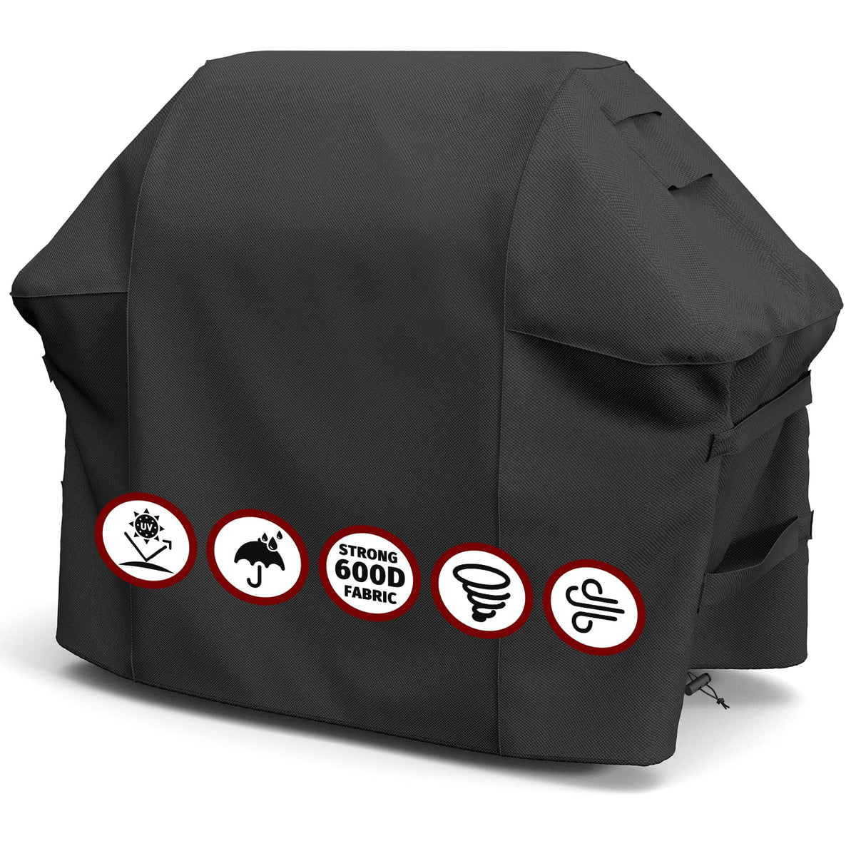 SHINESTAR 58in grill cover for Weber Genesis II, front view