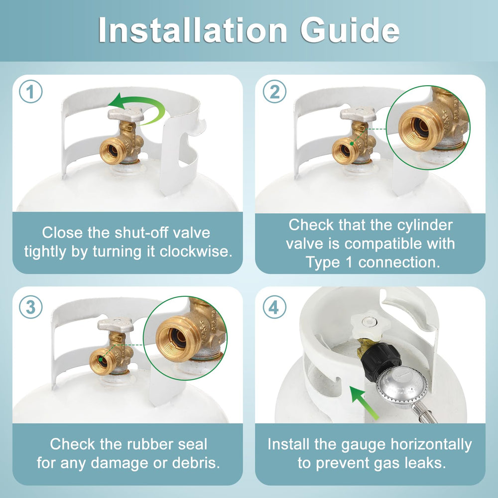 SHINESTAR propane regulator side view showcasing its durable construction