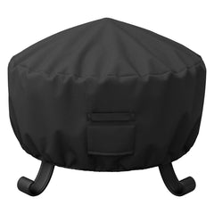 SHINESTAR Round Fire Pit Cover, 44 inches diameter front view