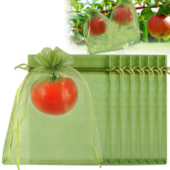 Shintop 100Pcs Fruit Protection Bags front view with mesh design