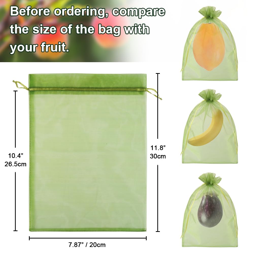 Shintop fruit protection bag showcasing lightweight organza material
