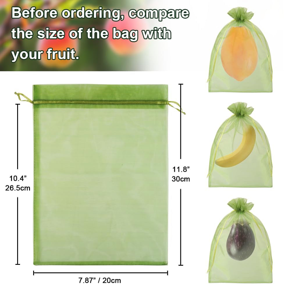 Shintop fruit protection bag showcasing lightweight organza material
