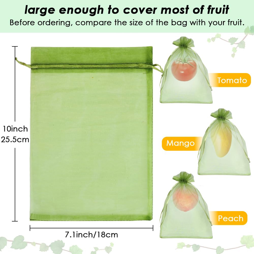 Shintop fruit protection bags in use on fruit trees