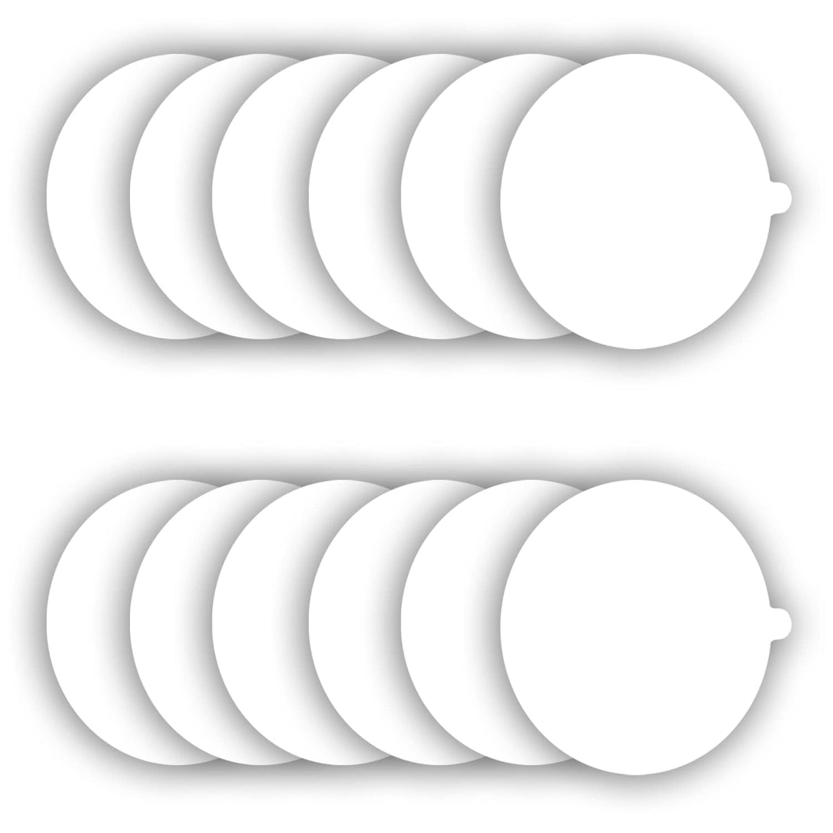 Shootingstar Flea Trap Refill Discs white sticky pads pack