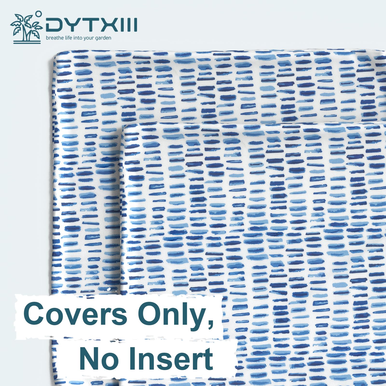 Showing double-sided pattern of DYTXIII outdoor pillow cover