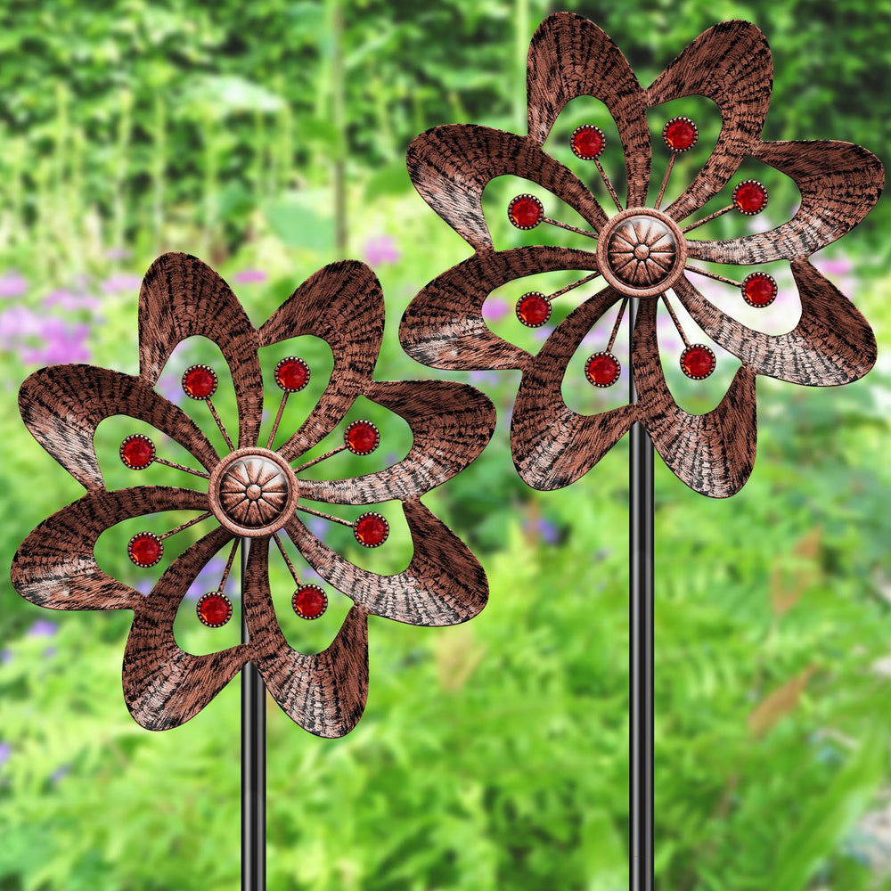SHUONIVS 2-pack wind spinners displayed together