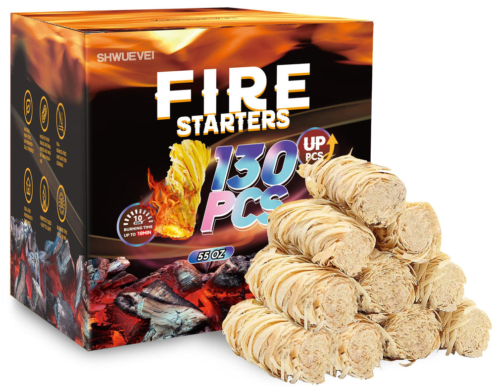 Shwuevei 130 pcs Fire Starter cubes in a pack