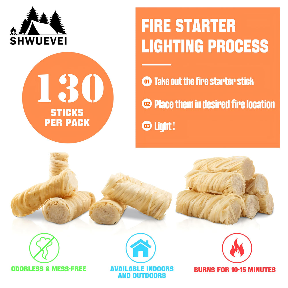 Shwuevei Fire Starter in use with charcoal