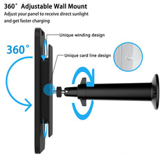 Shyueda solar panel package contents including screws