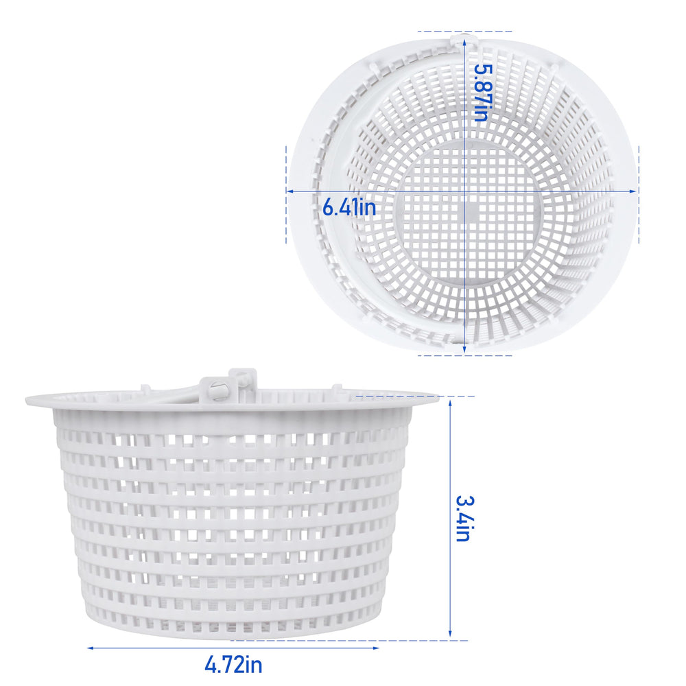Sialvnd Skimmer Basket SPX1091C with handle, side view