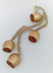 Siddhivinayak Overseas bell chime hanging outdoors with cow bells