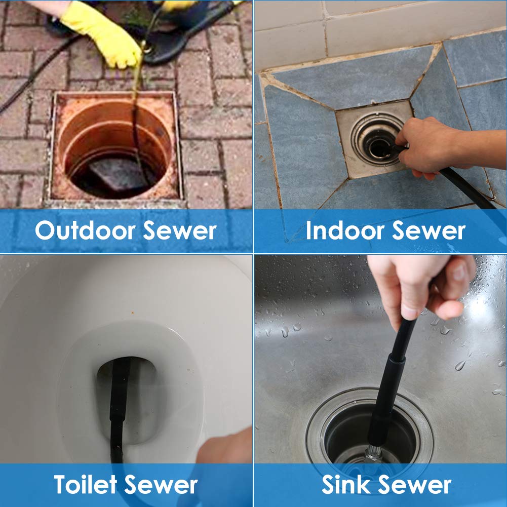 Side hole sewer jet nozzle from ZOFINE kit