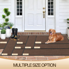 Side view of Amyracel Front Door Mat showing thickness