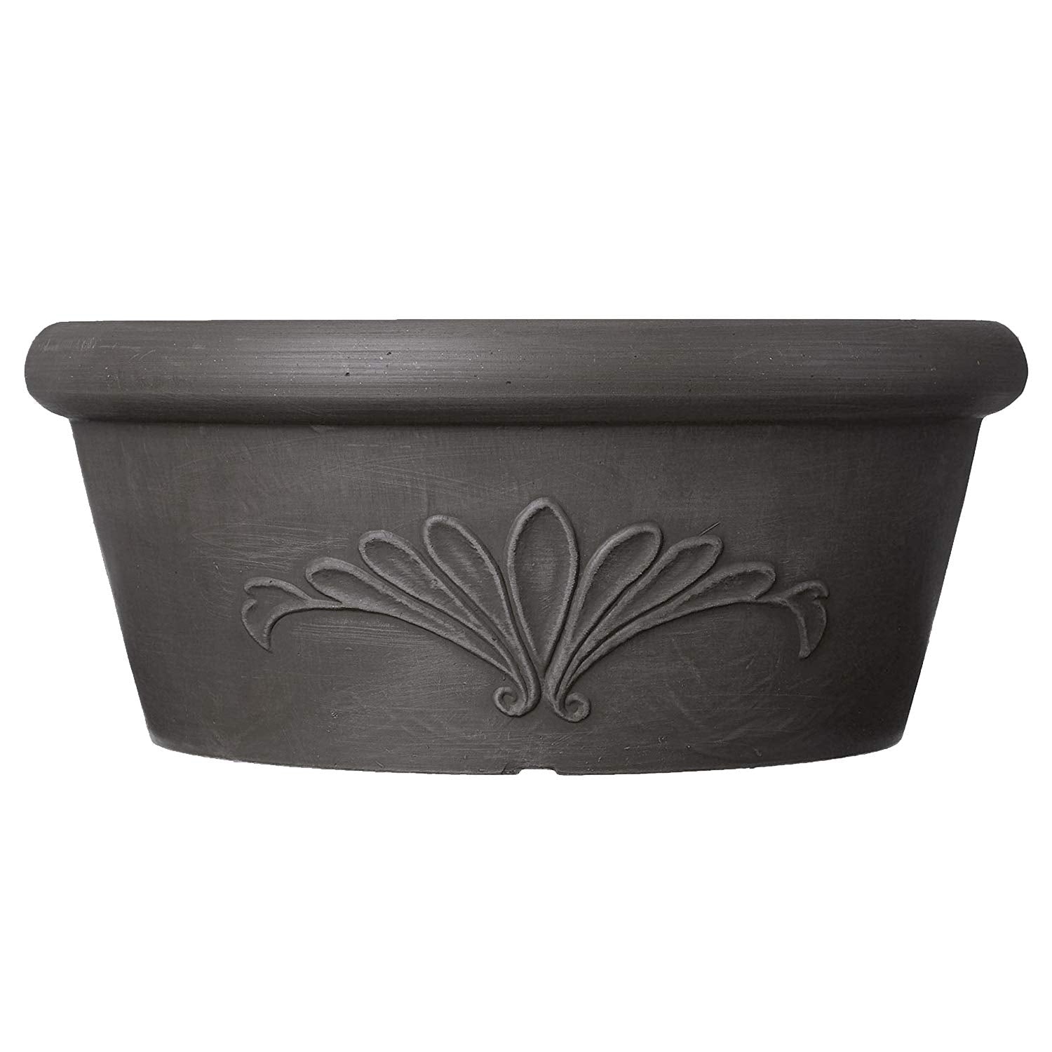 Side view of Arcadia Garden Products bulb pan showing texture