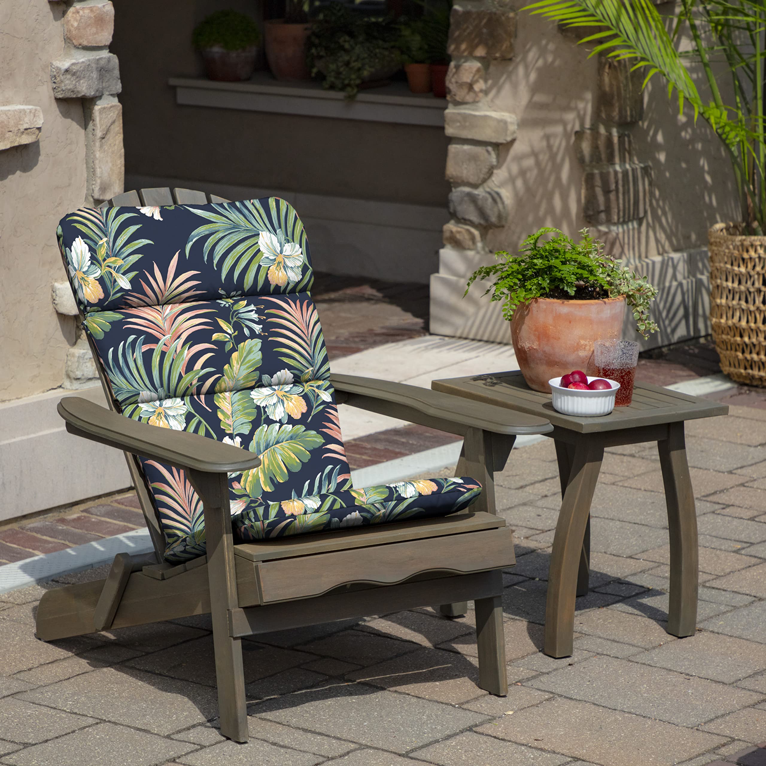 Side view of Arden Outdoor Cushion showing dimensions