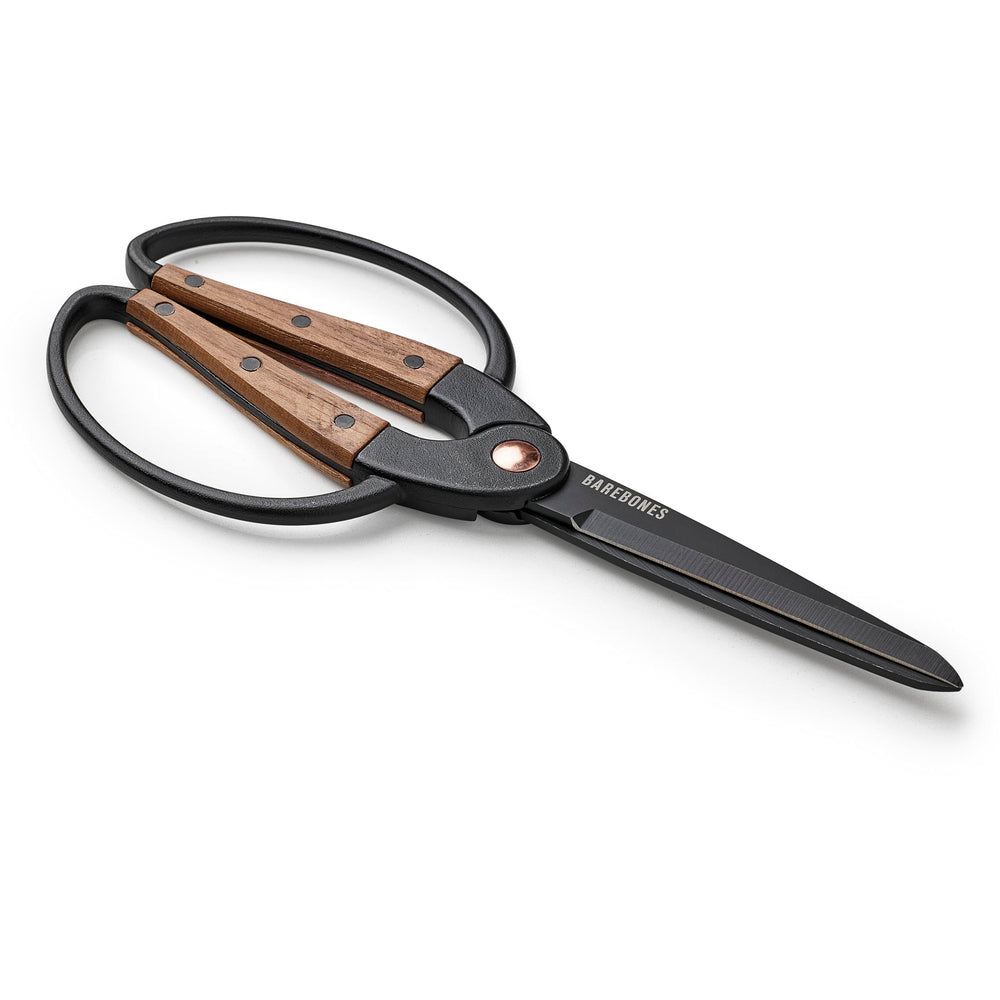 Side view of Barebones Garden Scissors in use