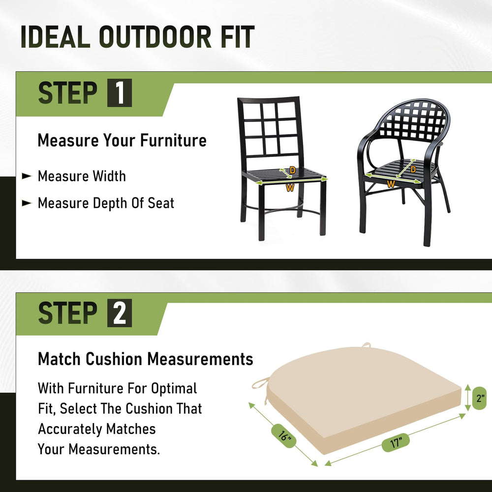 Side view of Basic Beyond outdoor chair cushion