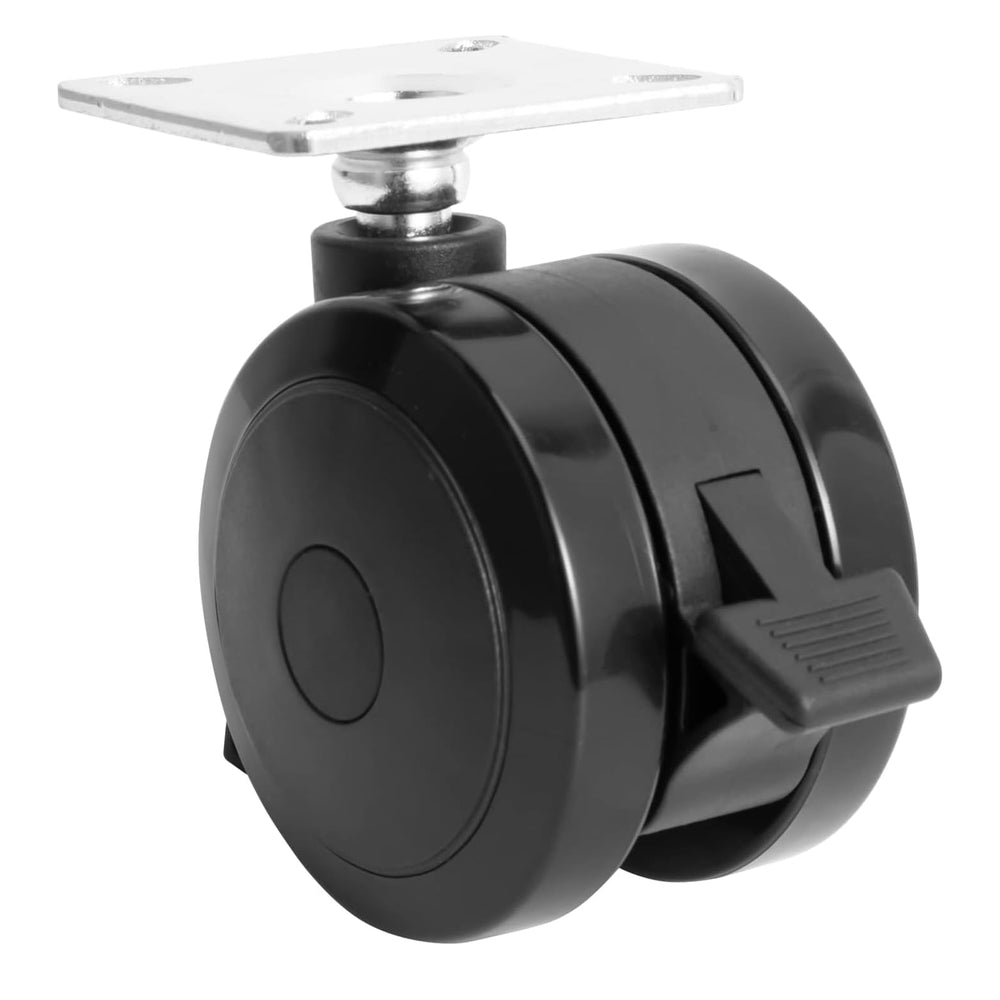 Side view of BBQ Future caster wheel